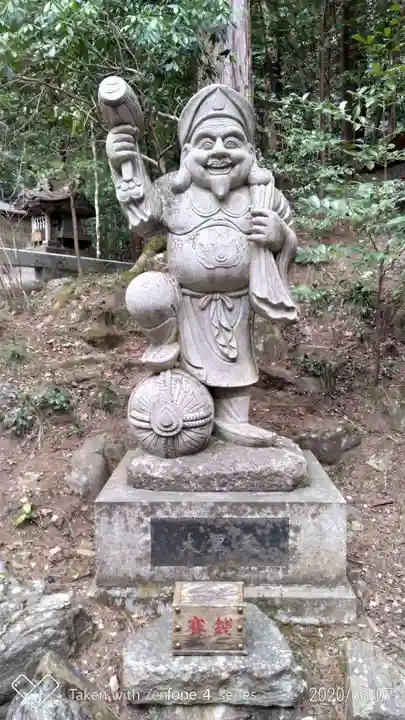 宝登山神社の像