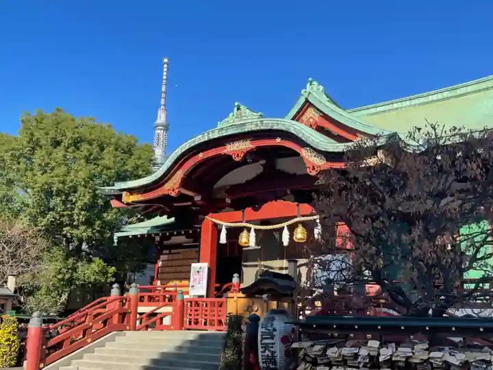 亀戸天神社の本殿・本堂