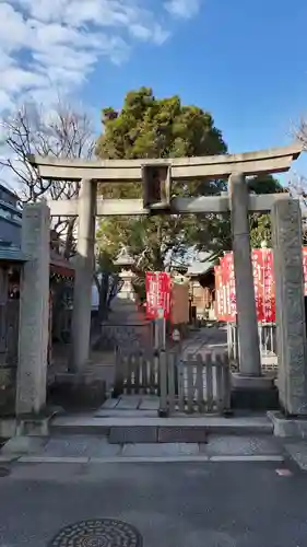 大森諏訪神社の鳥居