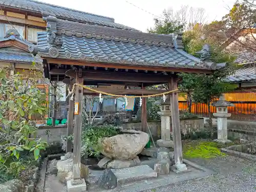 阿自岐神社の手水舎