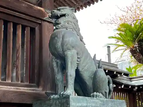 櫛田神社の狛犬