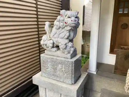 池立神社の狛犬