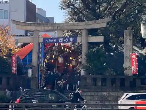 大鳥神社の鳥居