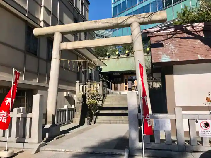 六本木天祖神社の鳥居
