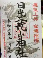 日光二荒山神社の御朱印