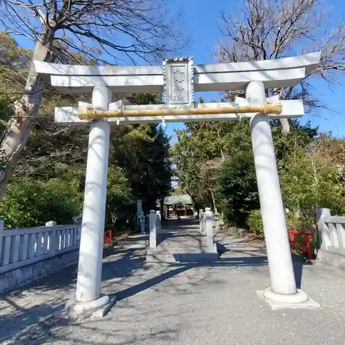 対面石八幡神社の鳥居