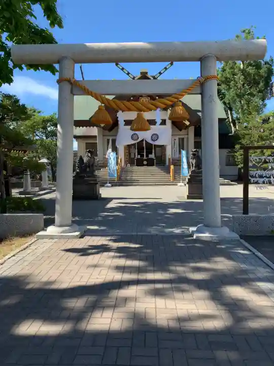 烈々布神社の鳥居