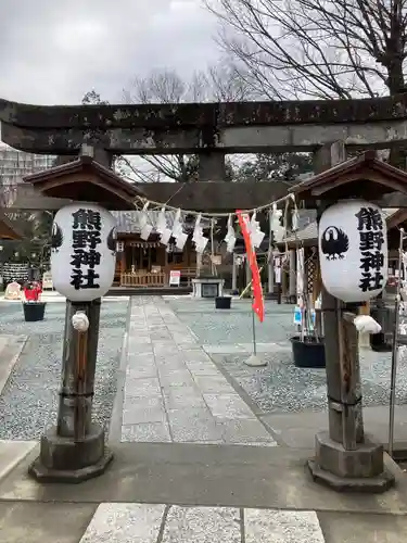 川越熊野神社の鳥居