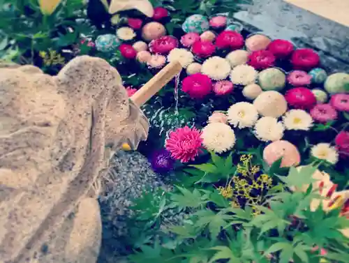 滑川神社 - 仕事と子どもの守り神の手水