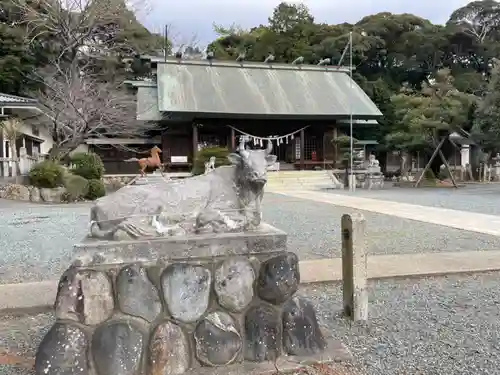 大岩神明宮の狛犬