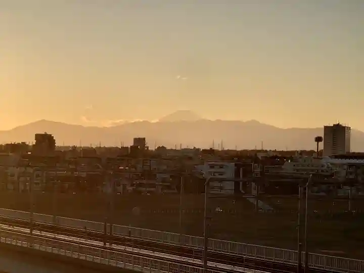 多摩川浅間神社の景色