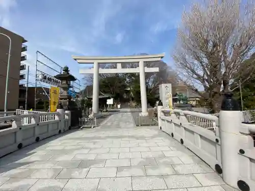 白旗神社の鳥居