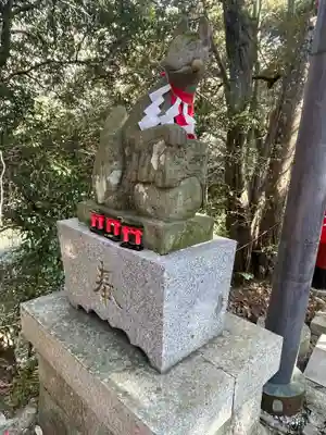 岩嶽稲荷大明神の狛犬