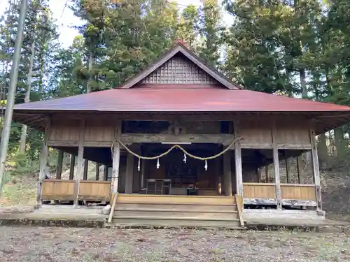 松原ハ社神社の本殿