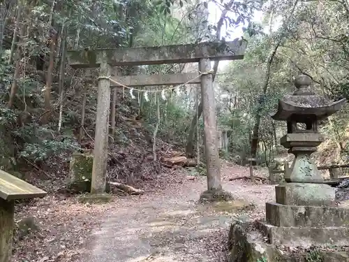 玉野御嶽神社の鳥居