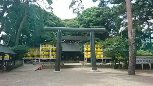 埼玉縣護國神社の鳥居