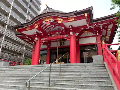 成子天神社の本殿・本堂