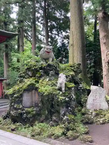 富士山東口本宮 冨士浅間神社の狛犬