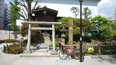 八幡神社(大洲藩加藤家上屋敷跡)の鳥居