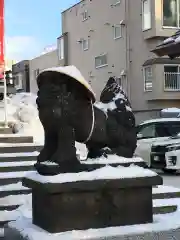 札幌諏訪神社の狛犬