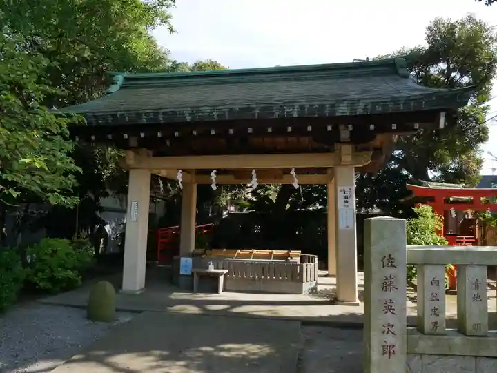 葛西神社の手水舎
