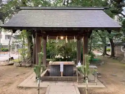 赤坂氷川神社の手水舎