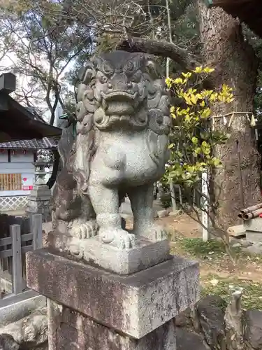 蝮ヶ池八幡宮の狛犬