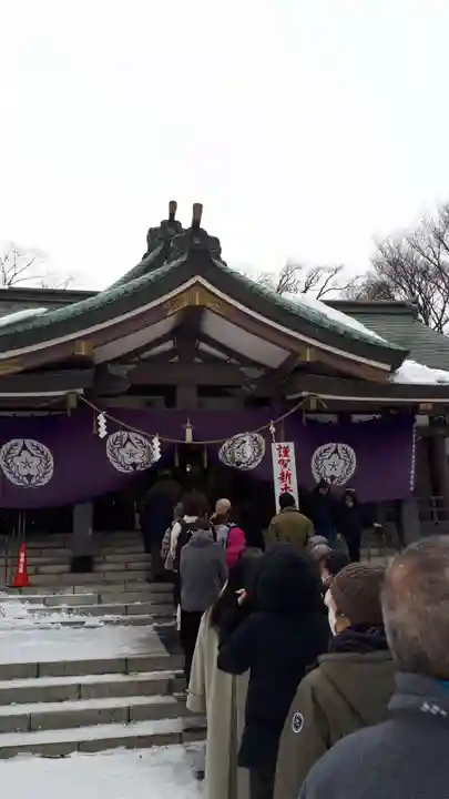札幌護國神社の初詣