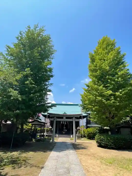 西新井氷川神社の鳥居