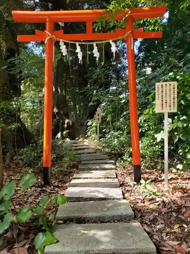 須天熊野神社の鳥居