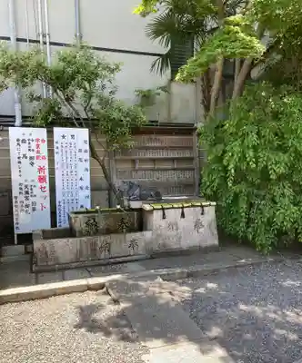 菅原院天満宮神社の手水舎