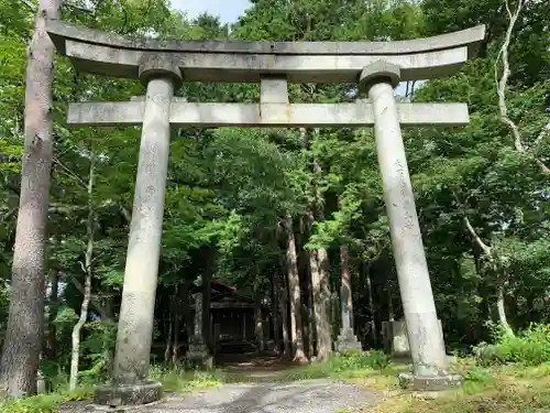 鳥居峠 御嶽神社の鳥居