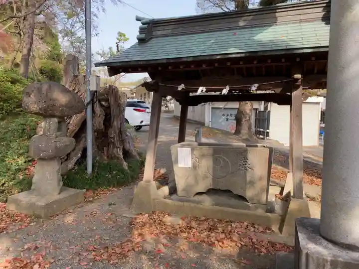 五所八幡宮の手水舎