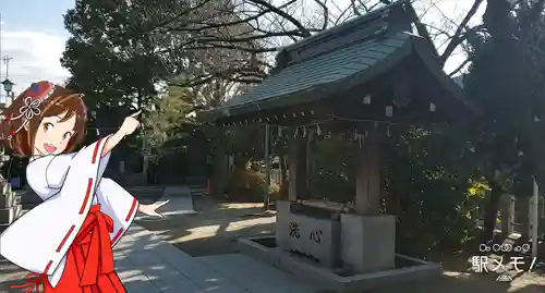 奥戸天祖神社の手水舎