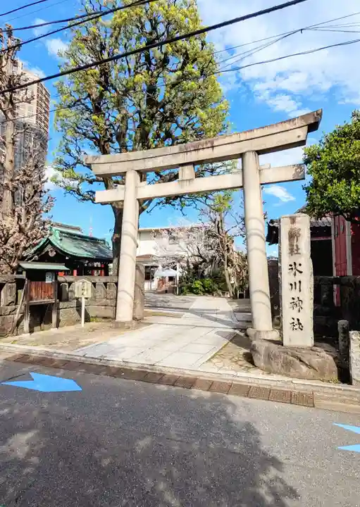 麻布氷川神社の鳥居