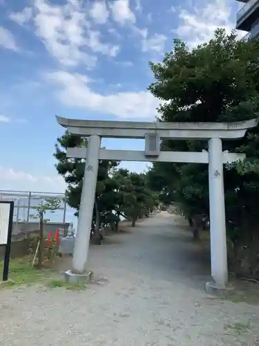 琵琶島神社の鳥居