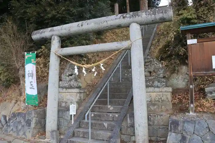 阿久津「田村神社」(郡山市阿久津町)旧社名:伊豆箱根三嶋三社の鳥居