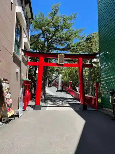 冨士山小御嶽神社の鳥居