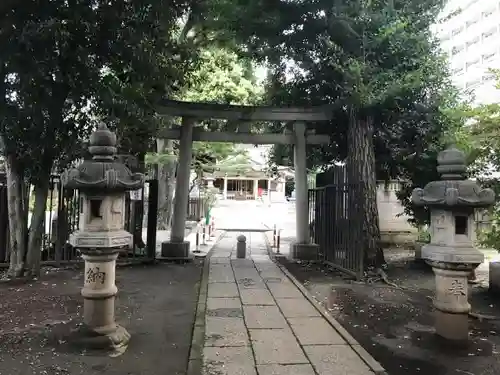荻窪白山神社の鳥居
