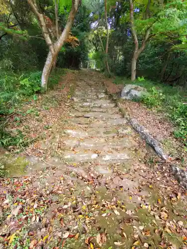 蚕影神社の景色