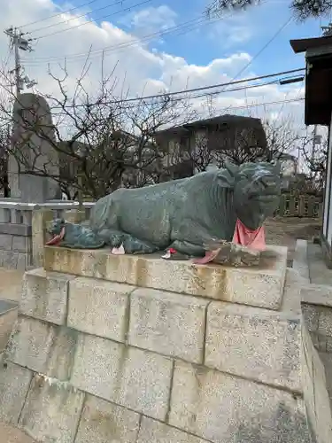 綱敷天満宮の狛犬