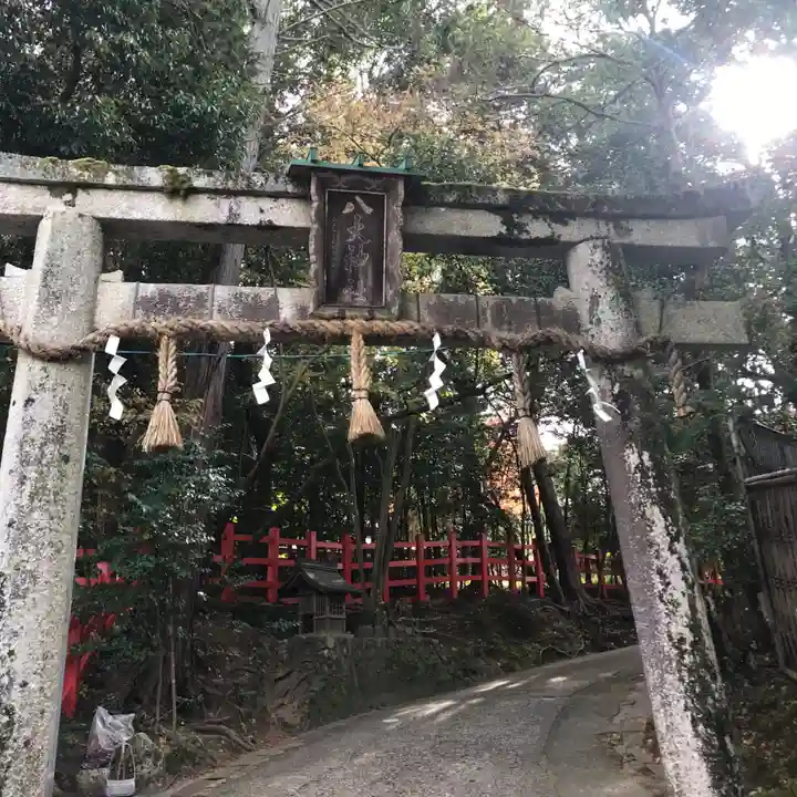 八大神社の鳥居