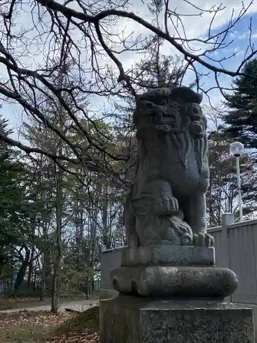 音更神社の狛犬