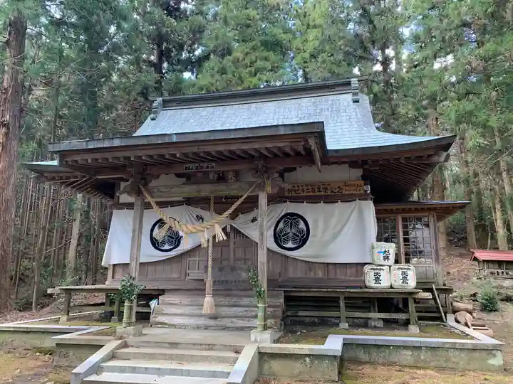 健武山神社の本殿・本堂