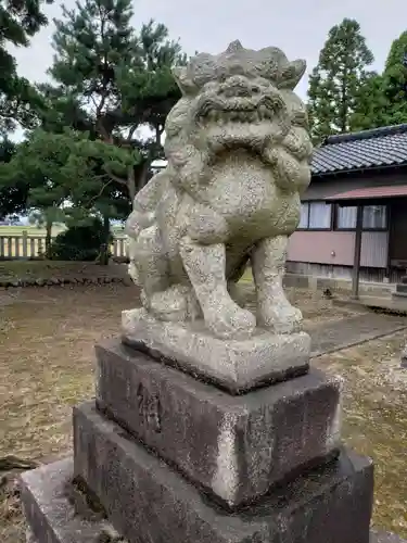 西荒川神社の狛犬