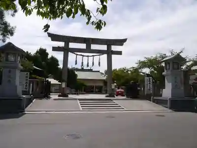 難波大社 生國魂神社の鳥居