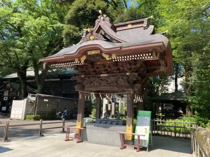 大國魂神社の手水舎