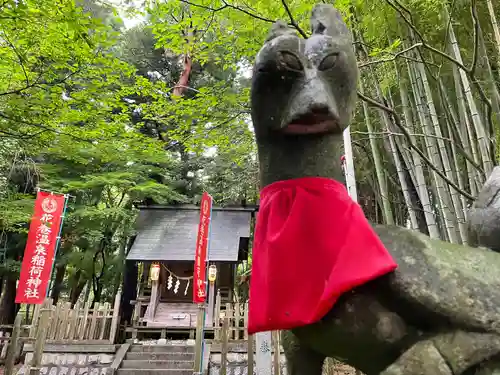 花巻温泉稲荷神社の狛犬