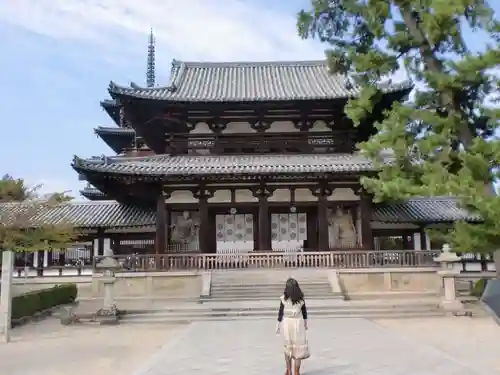 法隆寺の山門