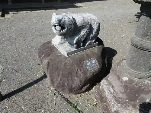 黒沼神社の狛犬